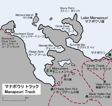 マナポウリモニュメント地図